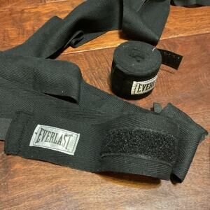 Everlast Hand Wrap 108" Black - 2 Ct